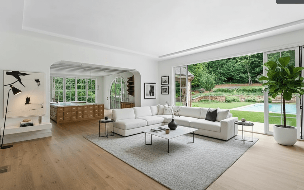 Beautifully staged room